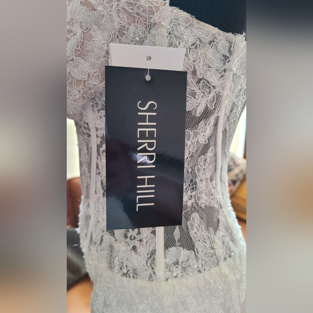 NEW Sherri Hill wedding dress 54185 - Picture 7 of 9